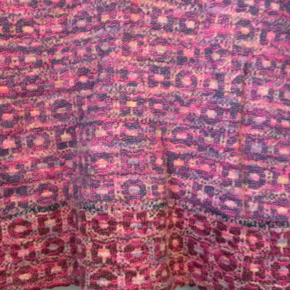 Sigrid Olsen Pink Multi Knit Button Cardigan Size… - image 5